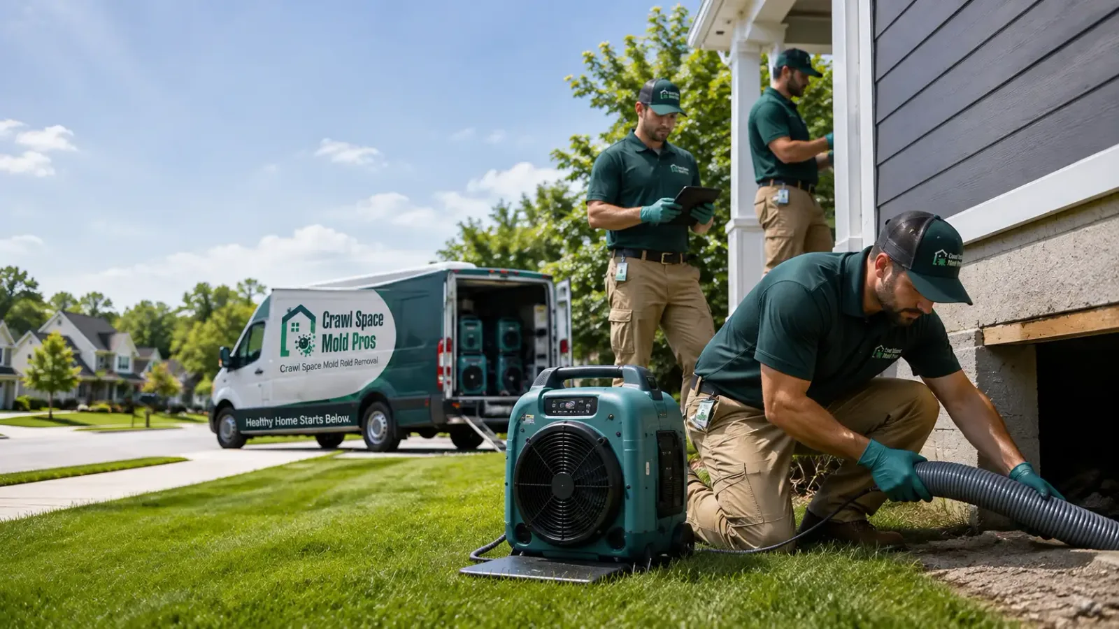 Crawl Space Mold Removal in Minnesota Lake, MN